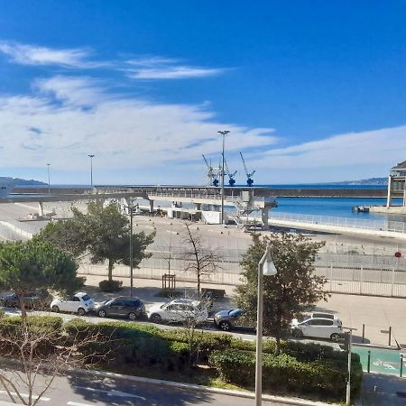 Spacieux Et Lumineux Appartement Vue Mer Joliette Marseille Eksteriør bilde