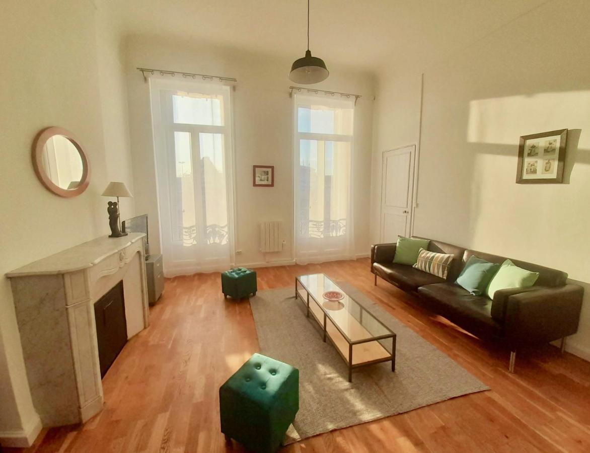 Spacieux Et Lumineux Appartement Vue Mer Joliette Marseille Eksteriør bilde
